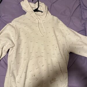 Nike Off-White Hoodie with Subtle Logo